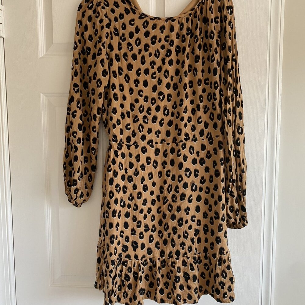 Women's A New Day Leopard Dress Size M